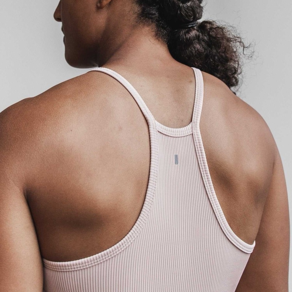 NWT NOBULL Ribbed Halter Tank - XS - Dusty Rose - Picture 2 of 6